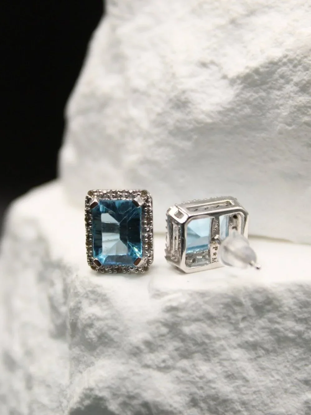 Ocean Radiance Blue Topaz Earrings